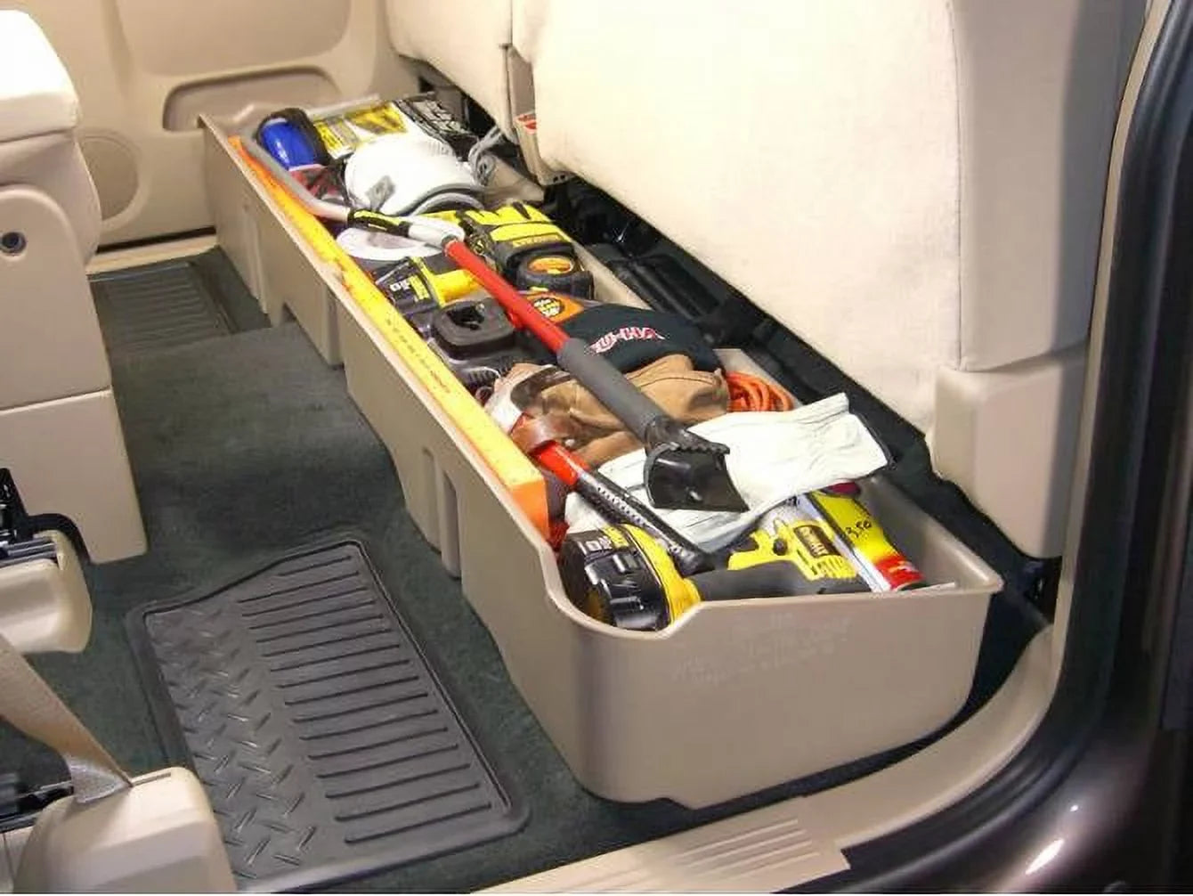 DU-HA 20109 DU-HA Underseat Sizetorage Fits 15-16 F-150 Fits select: 2015-2022 FORD F150, 2017-2022 FORD F250