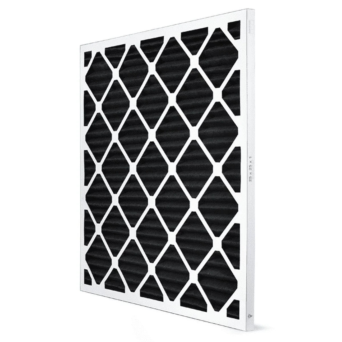 AIRx Filters Odor 25x25x1 Air Filter MERV 8 AC Furnace Pleated Air Filter Replacement Box of 6, Made in the USizeA