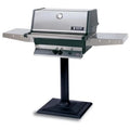 MHP TJK Model Heritage Sizeeries Natural Gas Grill with Drop Down Sizehelves on Patio Base