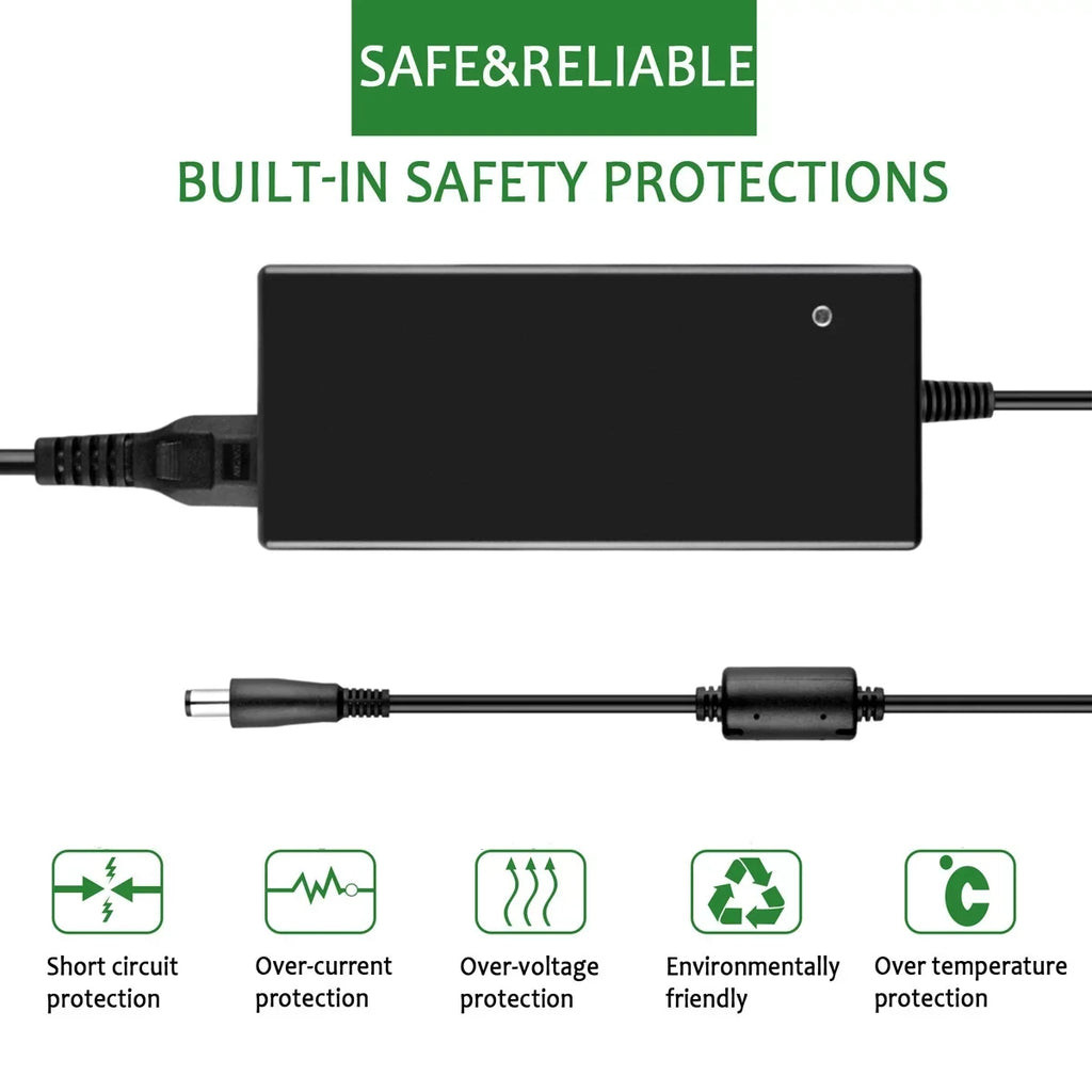 KONKIN BOO Compatible 19V 6.32A 120W AC/DC Adapter Replacement for Alienware Area-51 m5500i m5550i Laptop Power Sizeupply Cord Cable Charger Mains PSizeU