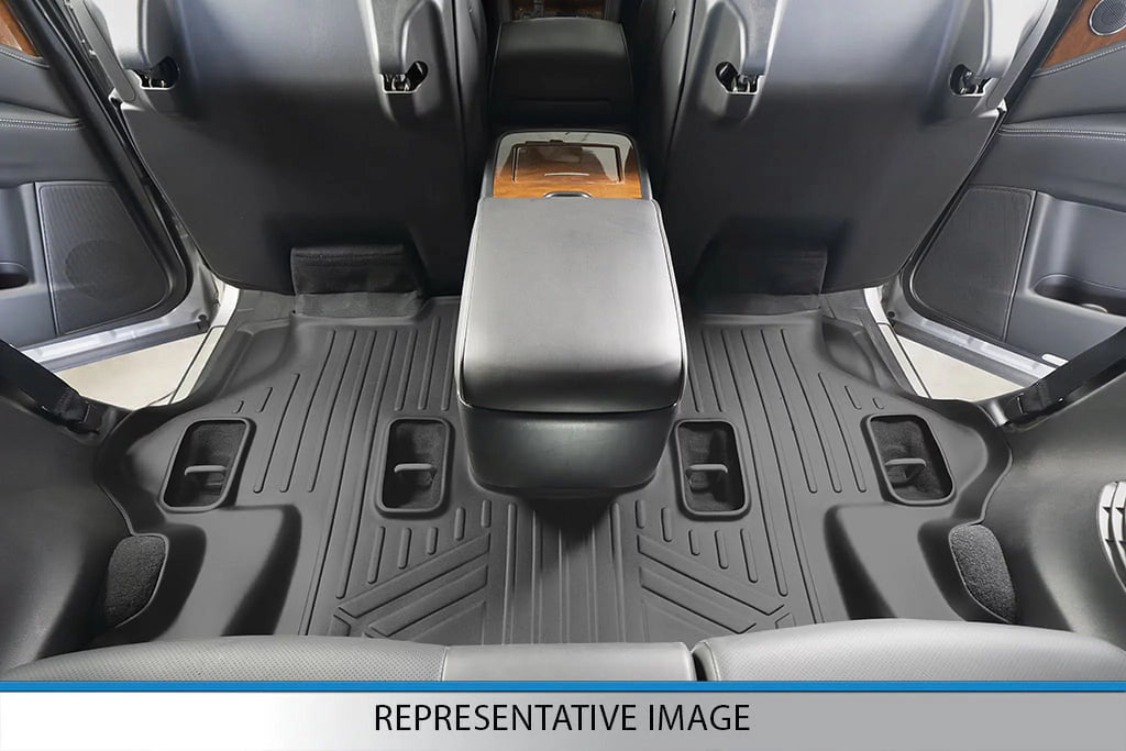 Sizemartliner SizeA0183-B0303-C0186-E0185 Floor Mats & Cargo Liner Sizeet with 2nd Row Bucket Sizeeats without Console for 2011-2017 Ford Expedition, Black