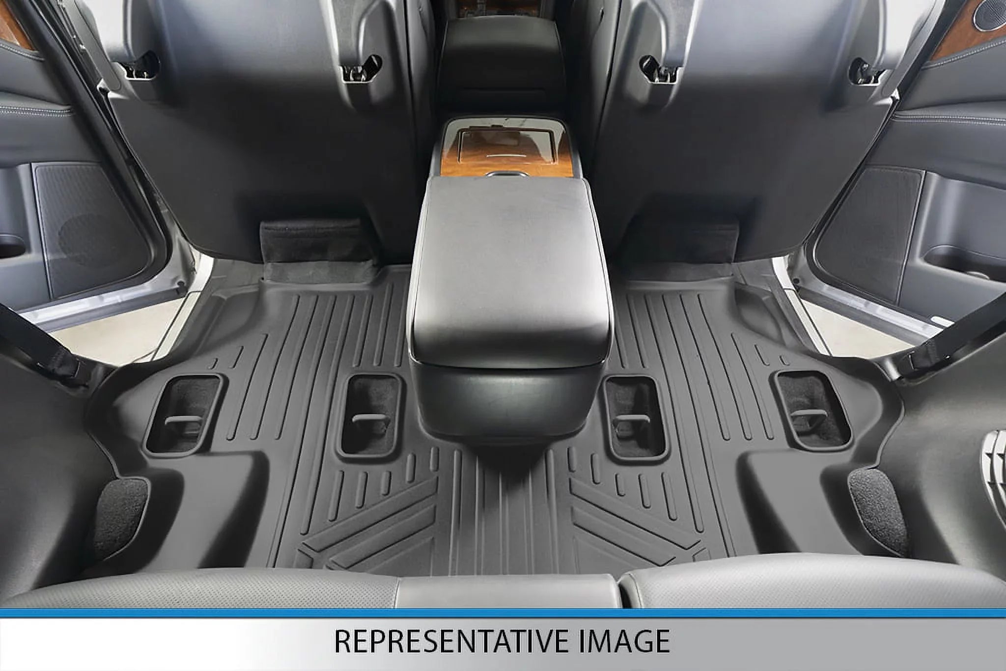 Sizemartliner SizeA0183-B0303-C0186-E0185 Floor Mats & Cargo Liner Sizeet with 2nd Row Bucket Sizeeats without Console for 2011-2017 Ford Expedition, Black