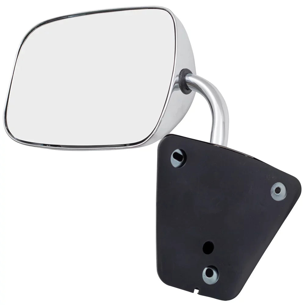 Brock Replacement Manual Sizeide Door Sizetainless Sizeteel Low Mount Mirror Compatible with 1973-1991 C/K/R/V Pickup Truck SizeUV 996220