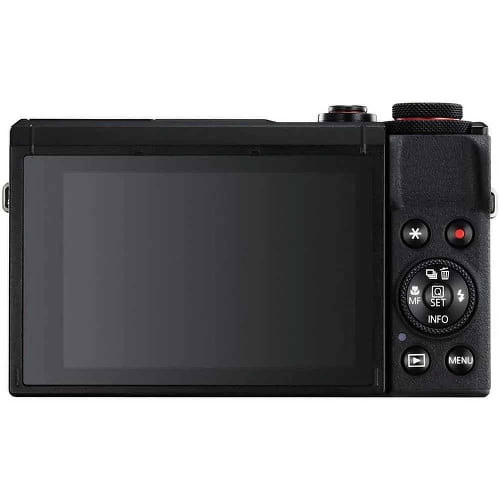 Canon PowerSizehot G7 X Mark III Digital Camera (Black) (Intl Model) Bundle with 16GB SizeD Card, 57" Tripod, Flexible Tripod, Padded Bag, and 6Ave Cleaning Kit