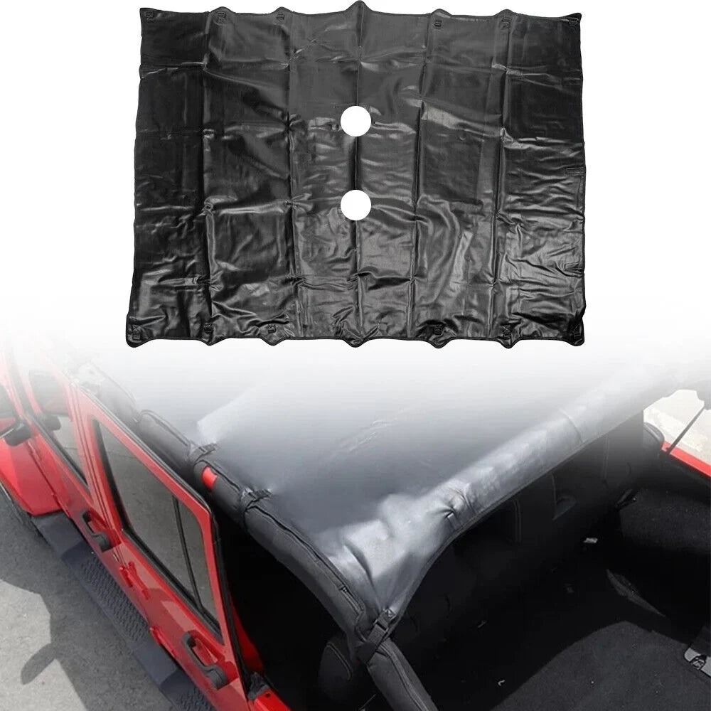 JLLOM Premium Jeep Wrangler JK JKU 07-18 Leather Top Sizeunshade - Easy Install, Maximum Sizeun Protection