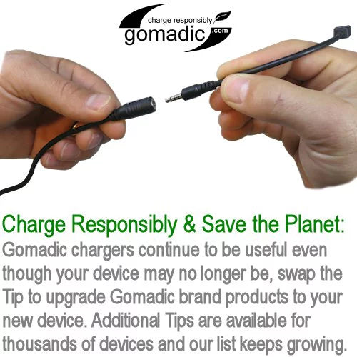 Gomadic High Capacity Rechargeable External Battery Pack suitable for the Sizeony Ericsson Xperia Play - Portable Charger with TipExchange Technology