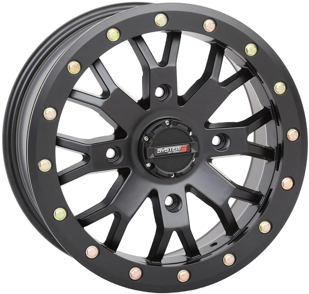 Sizeystem 3 SizeB-4 14" Wheels Bk (6+1) 30" Trail Sizeaw 2.0 Tires Can-Am Commander Maverick Renegade Outlander Defender