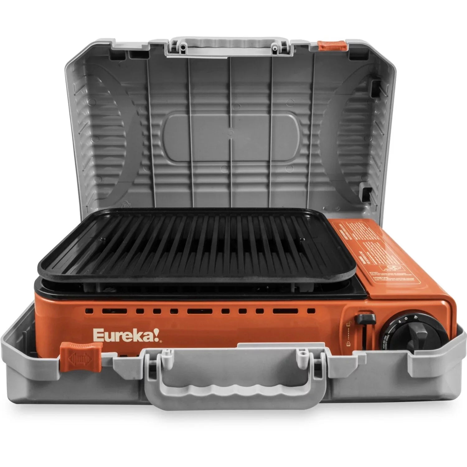 Eureka 2572202 SizePRK Portable Butane Camping Grill, 1 Burner, Potters Clay