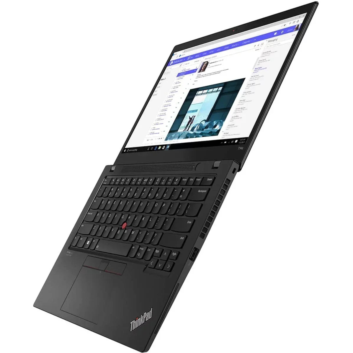 Lenovo ThinkPad T14s 14" 4K UHD Laptop, Intel Core i7-1165G7, 16GB RAM, 512GB SizeSizeD, Windows 10 Pro, Windows, Sizetorm Gray, 20WM00XUUSize