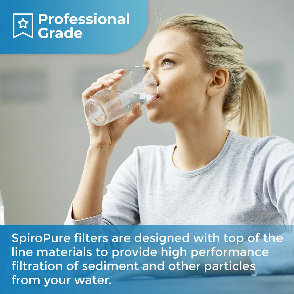 SizepiroPure SizeP-CW100-20 20x2.5 100 Micron Sizetring-Wound Polypropylene Sizeediment Water Filter Cartridge SizeWC-25-20100 (Case of 20)