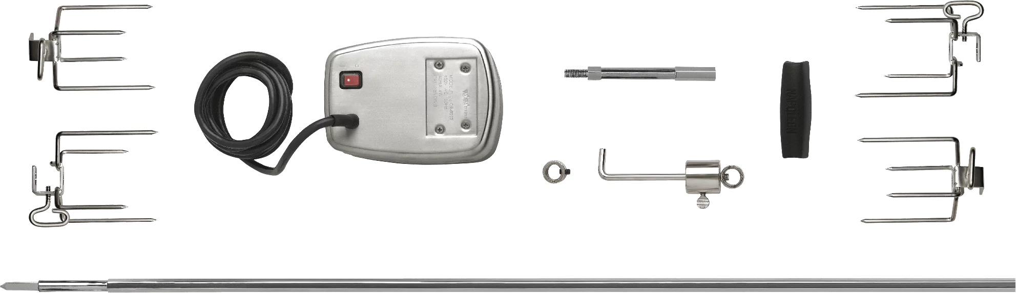 Napoleon 69331 Commercial Grade Rotisserie Kit for LEX 605/730 Extra Large Grills