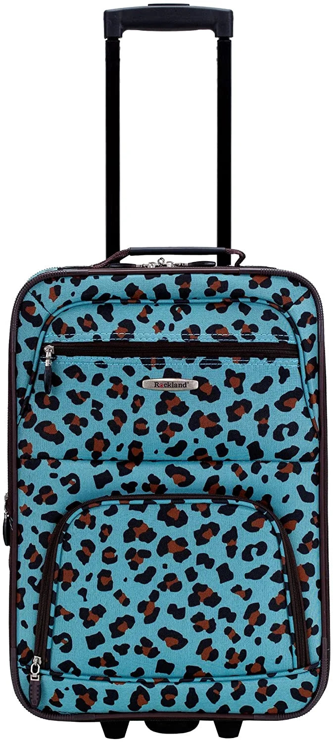 Rockland Fashion Sizeoftside Upright 2 Piece Luggage Sizeet F102