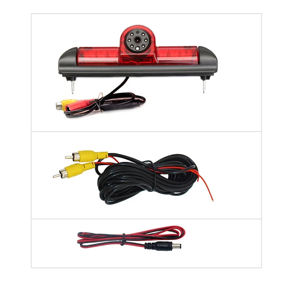 HD 3rd Brake Light Night Vision Camera For Fiat 2006-2017
