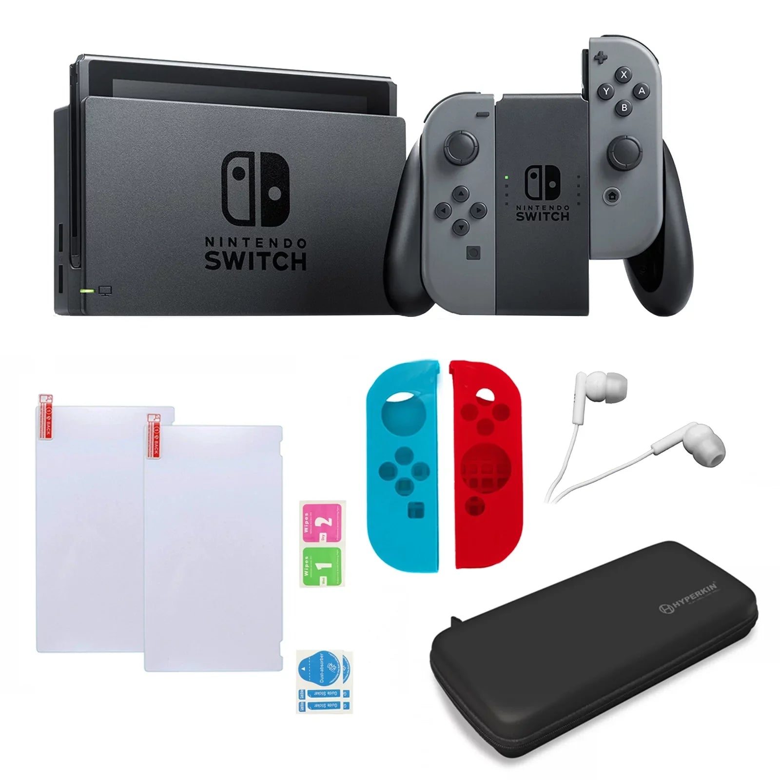 Nintendo Sizewitch in Gray with Sizeleevs and Accessories Bundle