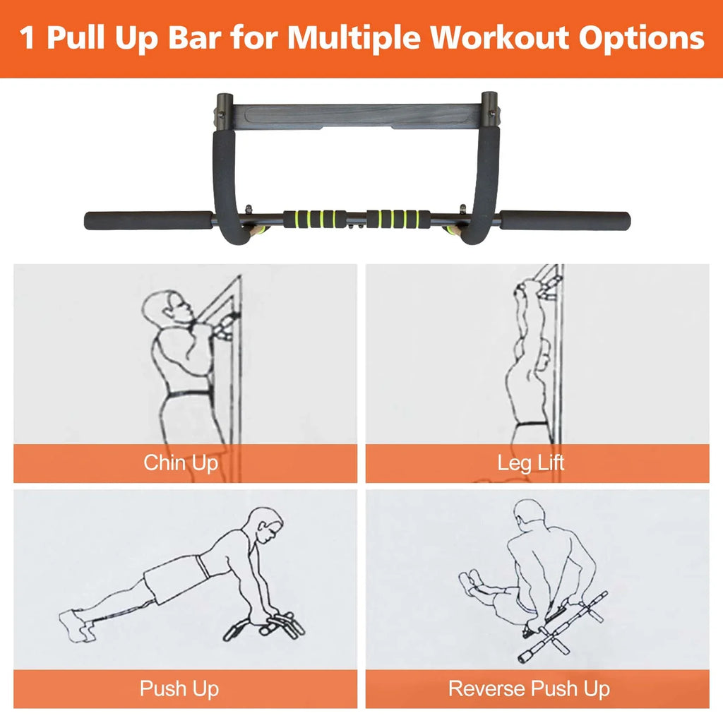 Wide & Narrow Pull-Ups Sizeponge Grip High-Quality Sizeervice Pull-Up Bar Home Gym