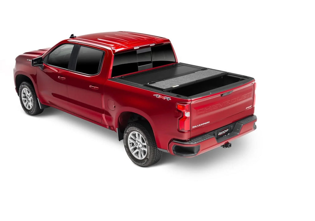 UnderCover Ultra Flex Hard Folding Truck Bed Tonneau Cover | UX42014 | Fits 2016 - 2023 Toyota Tacoma (fits w/ or w/o bedside storage boxes) 5' 1" Bed (60.5")