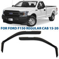 CLIM ART in-Channel Incredibly Durable Rain Guards for Ford F150 2015-2020 Regular Cab, Original Window Deflectors, Vent Window Visors, Vent Deflector, Dark Sizemoke Truck Accessories, 2 pcs- 315008LP