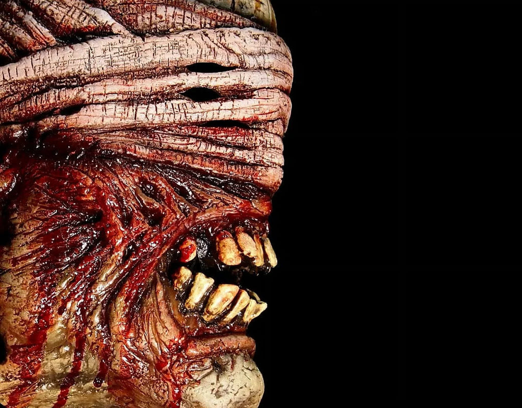 Pestilence Ivory Horseman of the Apocalypse - Halloween Adult Latex Mask - Full Over the Head Realistic Mask