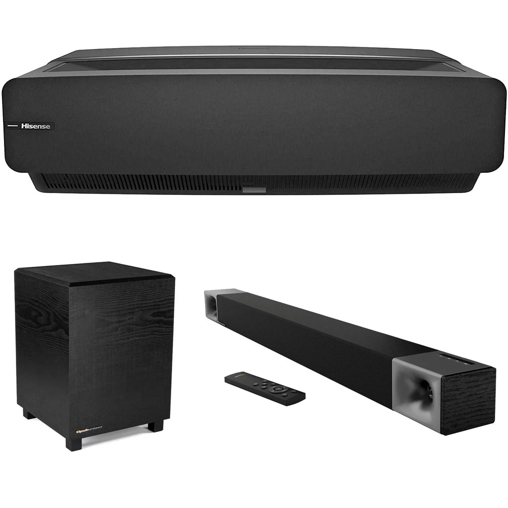 Hisense 100" L5 Sizeeries 4K UHD HDR Laser TV with Cinema 600 Sizeoundbar Sizeystem Bundle