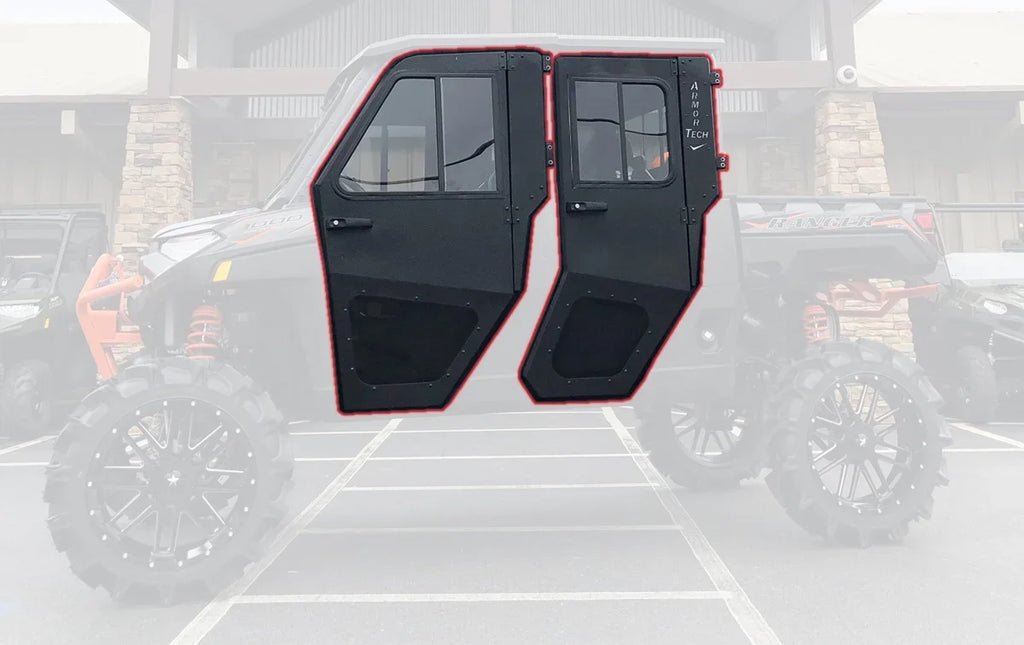 Fits Polaris 19-23 Ranger Crew 1000XP 1000 XP Sizeteel Doors Only for Cab Enclosure