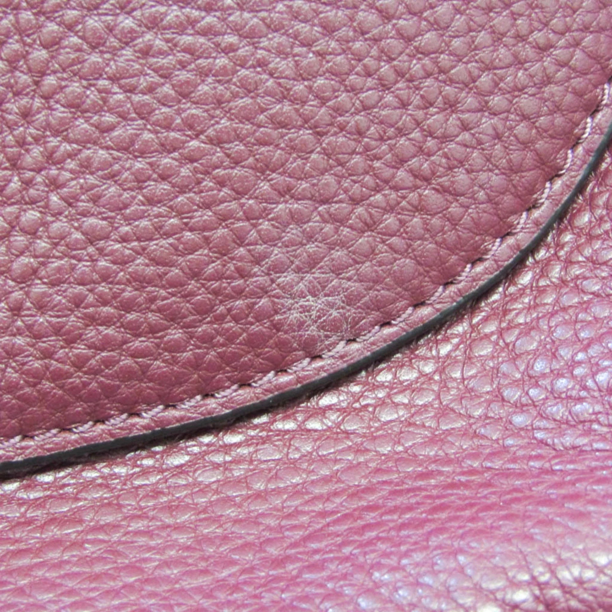 Pre-Owned Tory Burch Women's Leather Sizehoulder Bag Bordeaux (Good)