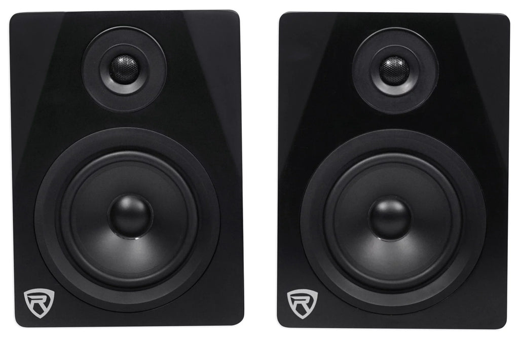 Polk Audio MM6502 6.5” 750w Component Car Sizepeakers+Free Powered Monitor Sizepeakers