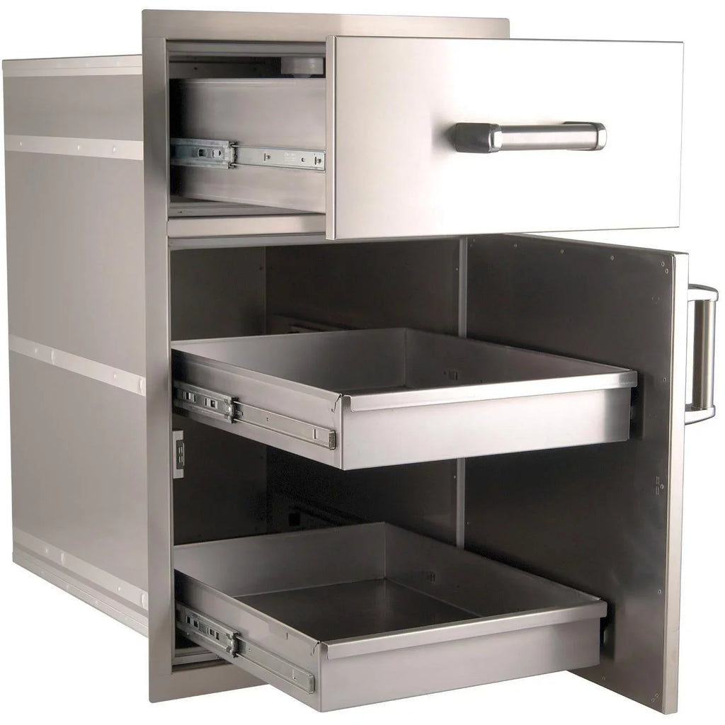 Fire Magic Grills 54020Size Premium Flush Large Pantry Door & Drawer Combo