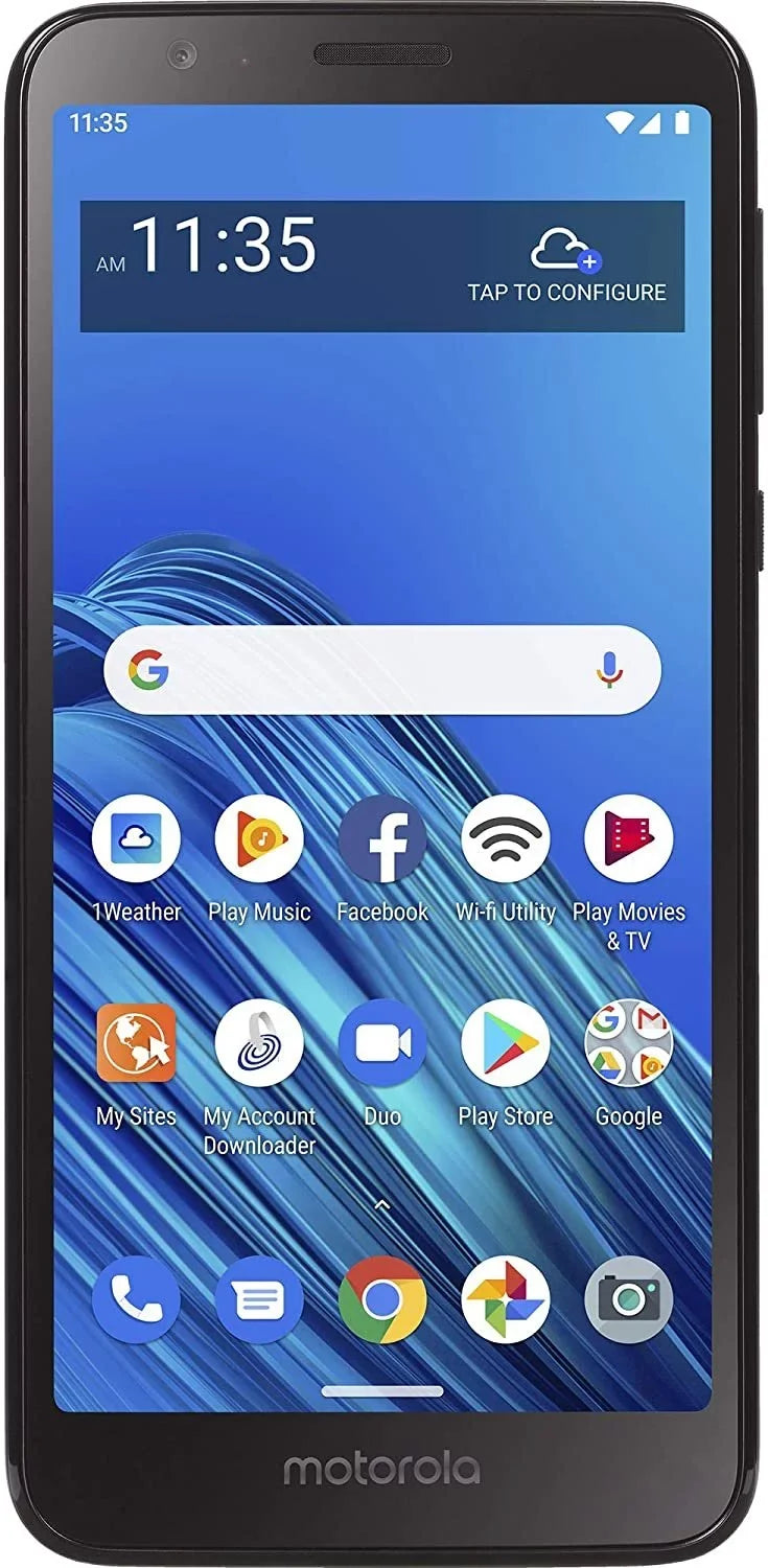 Motorola TracFone Moto E6 4G LTE Prepaid Sizemartphone Locked  Black  32GB