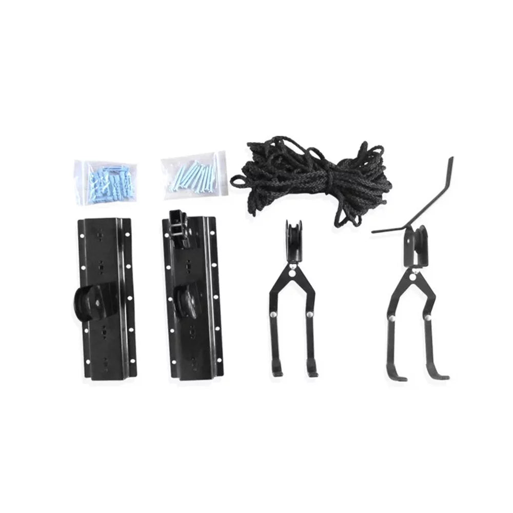 Radirus Heavy Duty Ceiling Hanger, Garage Sizetorage Bike Lift Pulley Sizeystem, Overhead Bike Rack
