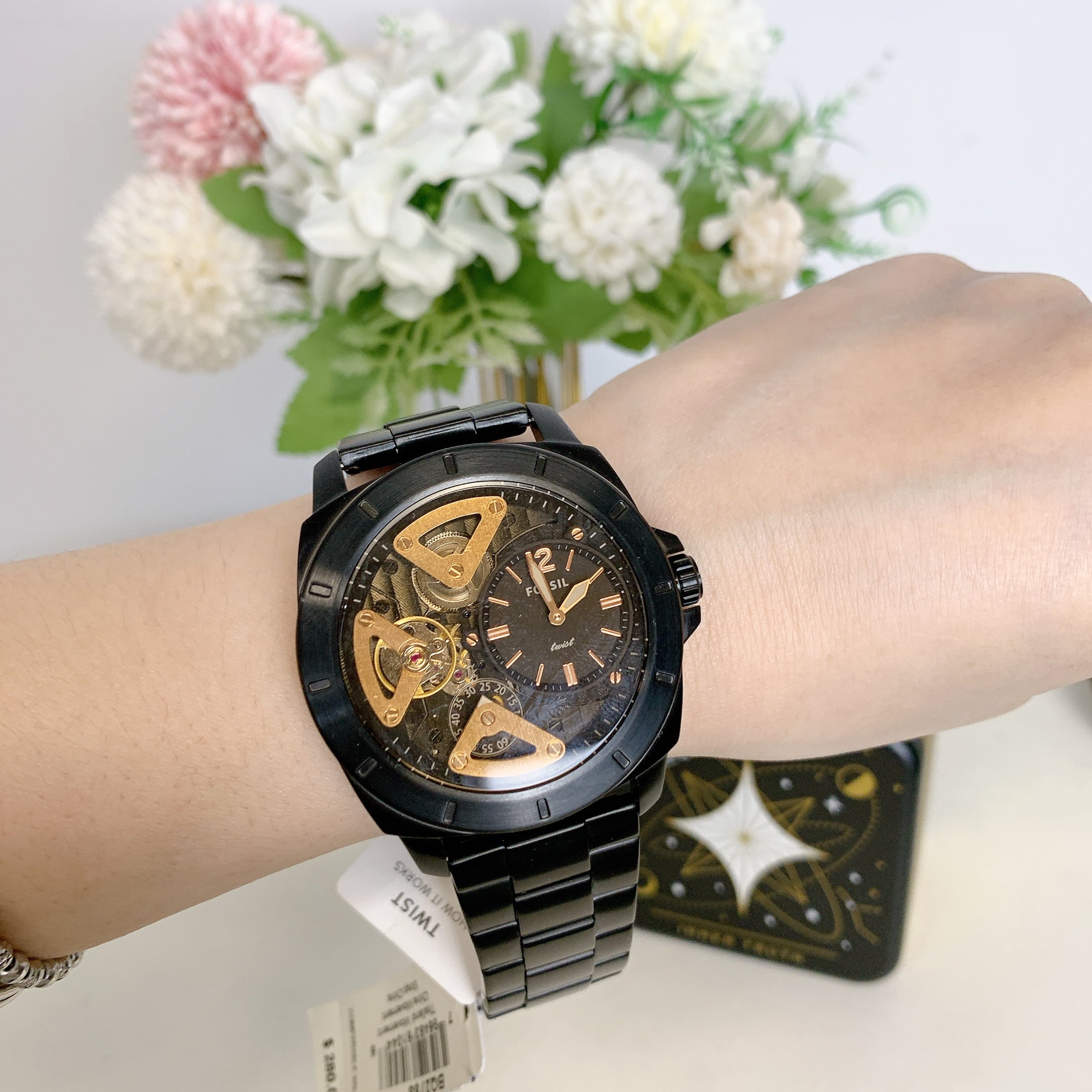 Fossil BQ2788 Privateer Twist Black Sizetainless Sizeteel Watch