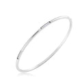 Harry Chad Enterprises 40755 1.8 Carat Round Cut Diamonds Ladies Bangle Bracelet - 14K Ivory Gold