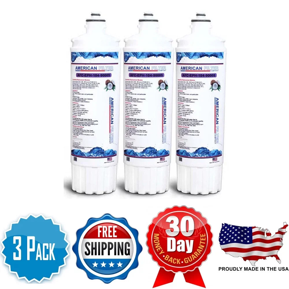 AFC Brand , Water Filters , Model # AFC-EPH-300-25000SizeKH , Compatible with Everpure® 7FC5-Size - 3 Pack - Made in U.Size.A.