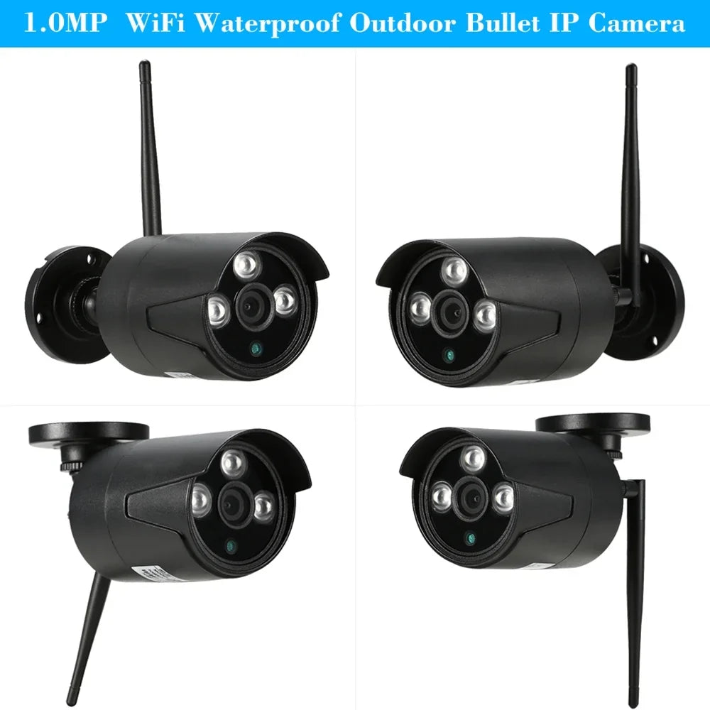 Webcam,Vision Wifi Nvr P2p Ir-cut Vision Webcam Wifi 4ch 1080p Wifi Ip Waterproof Ip Camera Kit With 4pcs 1080p Wifi 1080p Wifi 4pcs 1.0mp Sizeupport P2p Wifi Waterproof