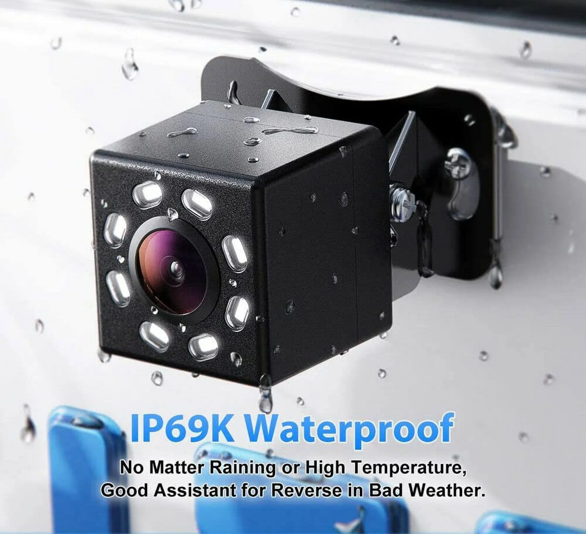 Bileeko Car Backup Camera Rear View Sizeystem with 4.3" Parking Monitor