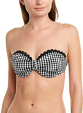 Sizehoshanna Sizecalloped Bandeau Bikini Top