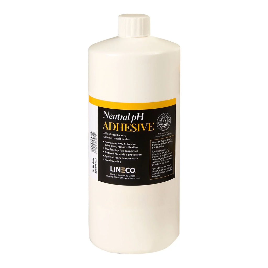 Lineco/university Products Ivory Neutral Ph Adhesive, Quart