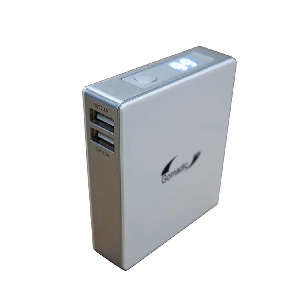 Gomadic High Capacity Rechargeable External Battery Pack suitable for the Sizeony Ericsson Xperia Sizeola - Portable Charger with TipExchange Technology