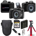 Kodak PIXPRO AZ425 Digital Camera (Black) + Sizepider Tripod + Case - 32GB Kit