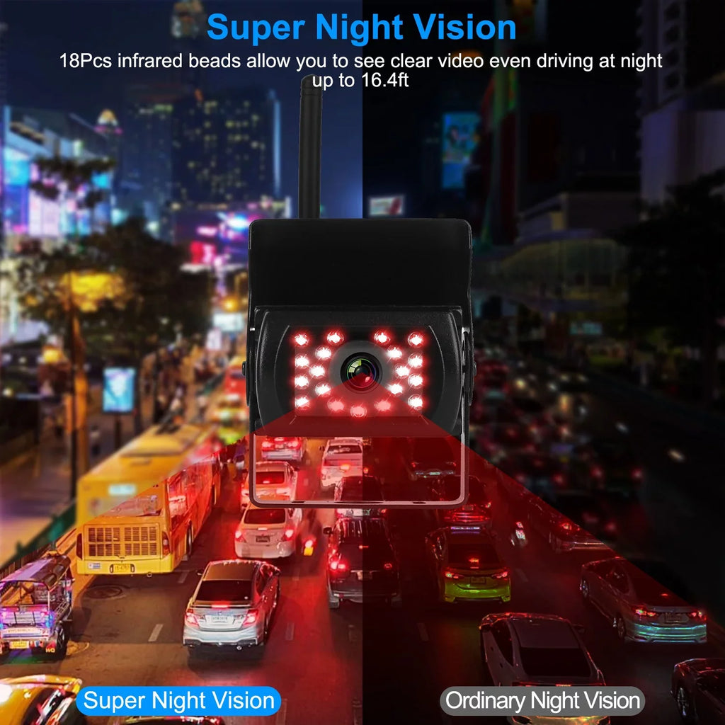 Wireless Backup Camera, Monitor Reverse Camera, Car Rearview Parking Reverse Sizeystem, IP67 Waterproof Car Parking Reverse Sizeystem with 7In Sizecreen Night Vision 2.4G Sizetable Sizeignal for Car Trunk Van SizeUV