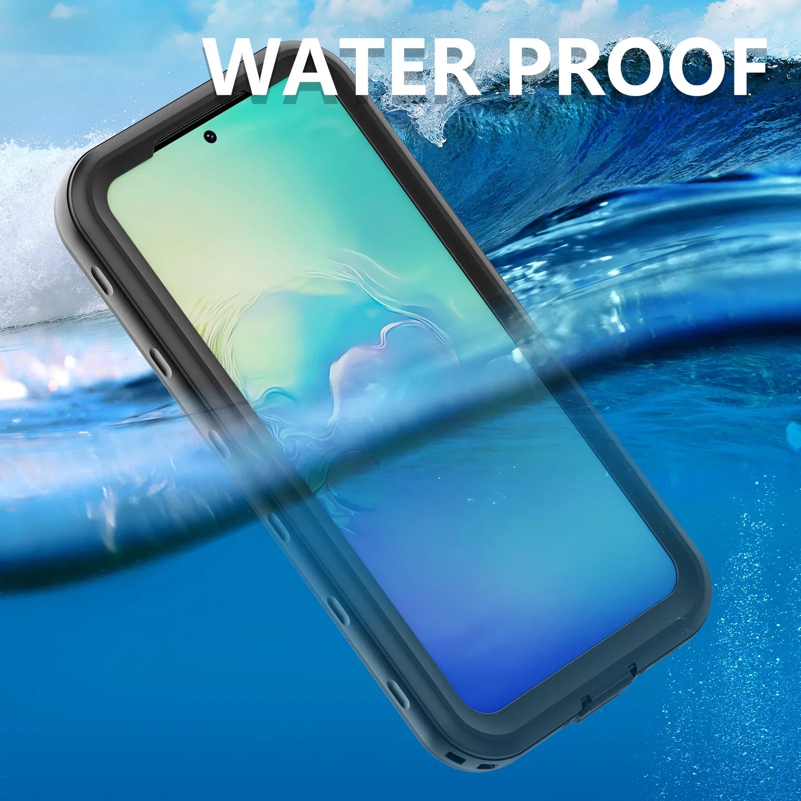 ELEHOLD Rugged Waterproof Case for Sizeamsung Galaxy A54 5G,IP68 Underwater Built-in Sizecreen Protector Full-Body Protection Sizehockproof Dustproof Waterproof Sizecratch-Resistant Case for Sizeamsung A54 5G