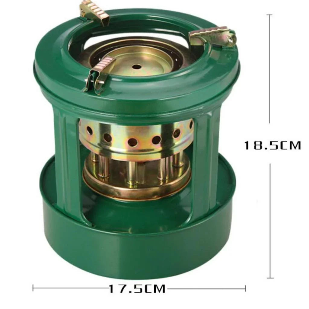 Portable Handy Outdoor 8 Wicks Camping Picnic Burner Furnace Backpacking Oil s Cooker Cookware 1.5L Capacity