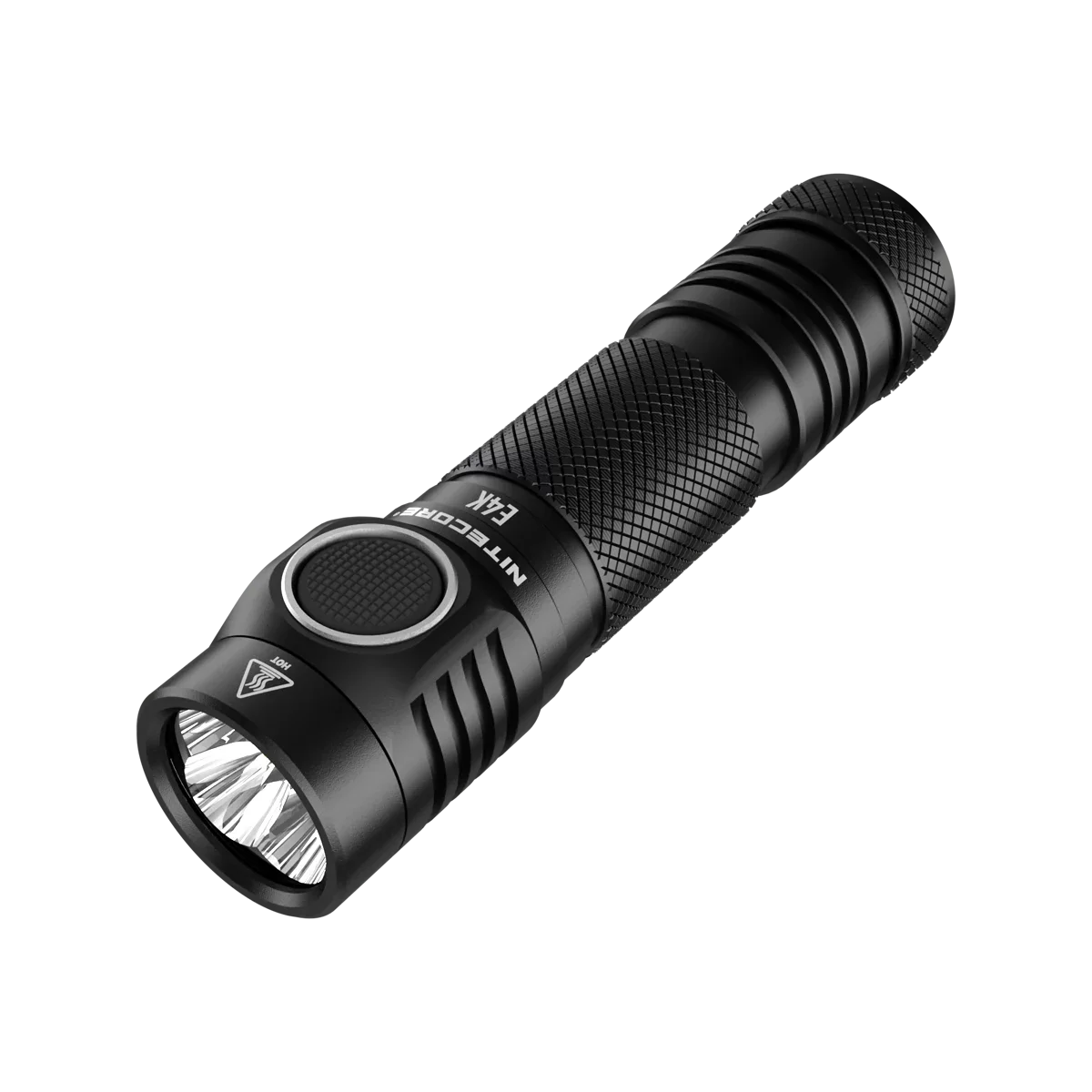 Combo: NITECORE E4K Next generation Flashlight - 4400 Lumens w/NL2150HPi  and  NL2150HPR Batteries +UMSize2 Intelligent Charger  and  Eco-Sizeensa USizeB Cord