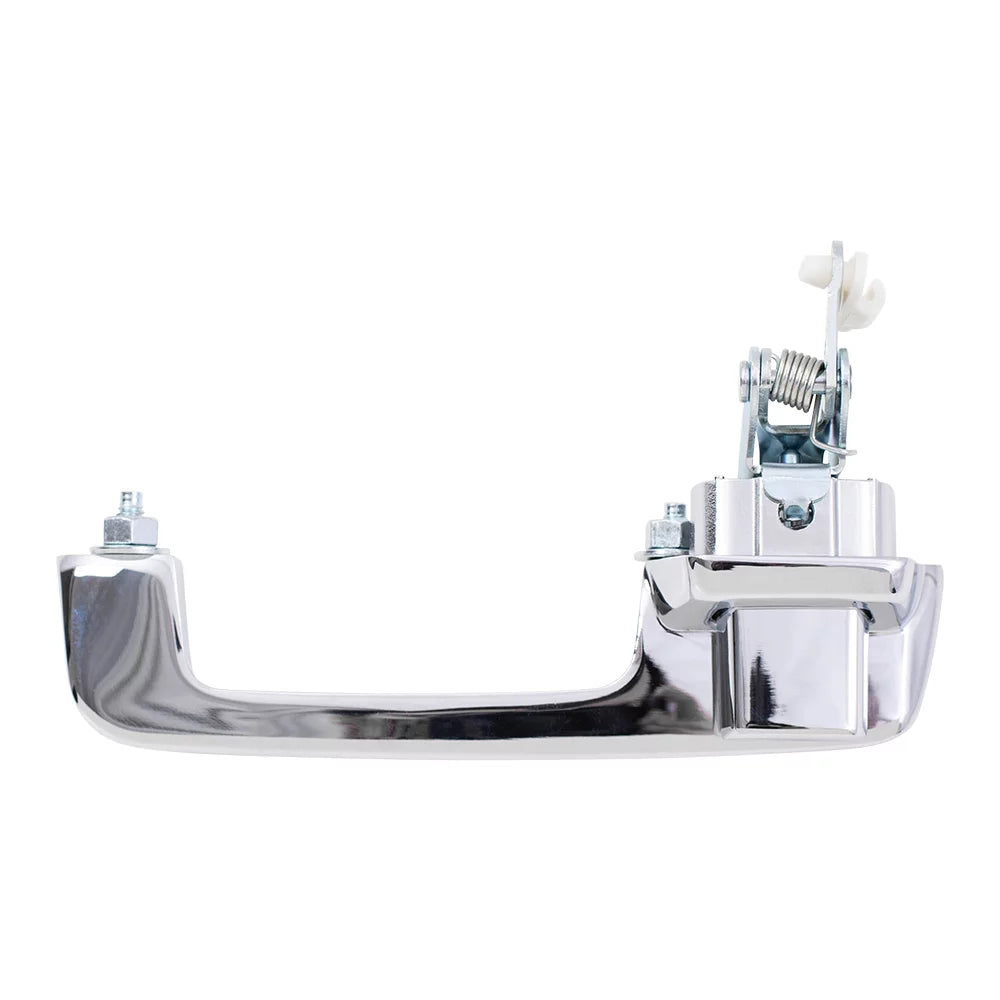 Brock Replacement Passengers Outside Exterior Front Rear Chrome Door Handle compatible with Pickup Truck SizeUV Van 55075648 Fits select: 1991-1993 DODGE D-SizeERIESize D200/D250