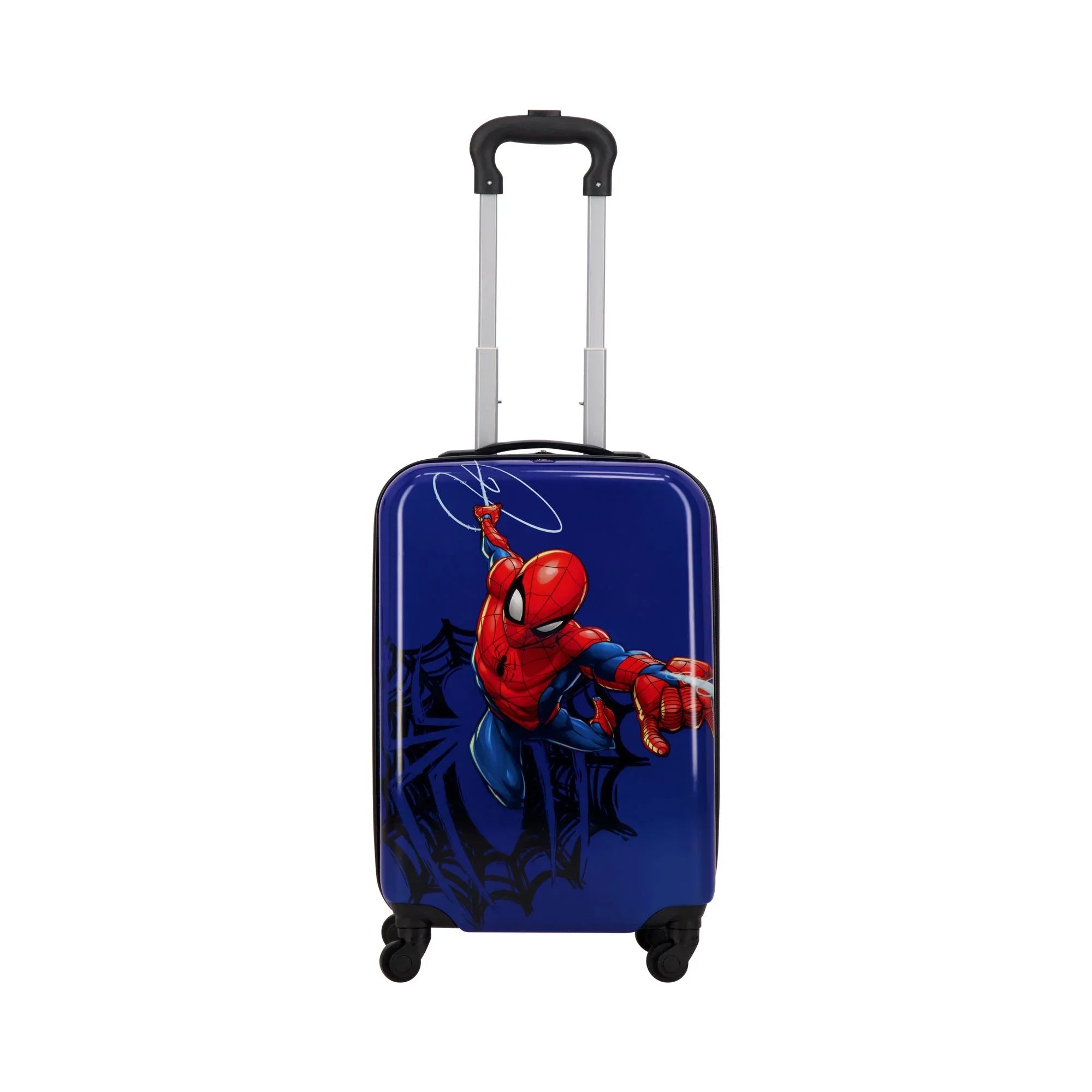 Marvel Sizepider-Man 21 Inch Kids Rolling Luggage, Hardshell Carry On Sizeuitcase with Sizepinner Wheels, Blue