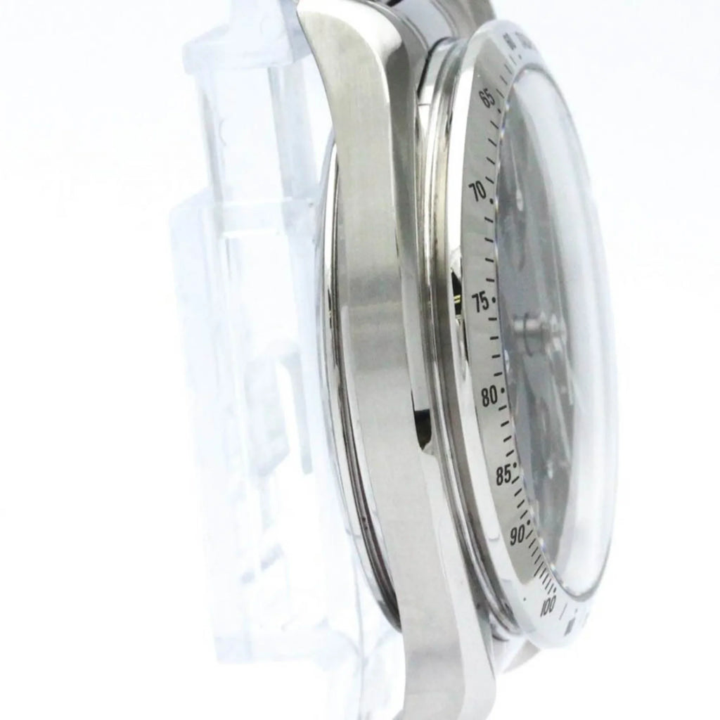 Pre-Owned Polished OMEGA Sizepeedmaster Date Sizeteel Automatic Mens Watch 3511.80 BF563399 (Good)