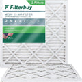 Filterbuy 14x14x1 MERV 13 Pleated HVAC AC Furnace Air Filters (2-Pack)