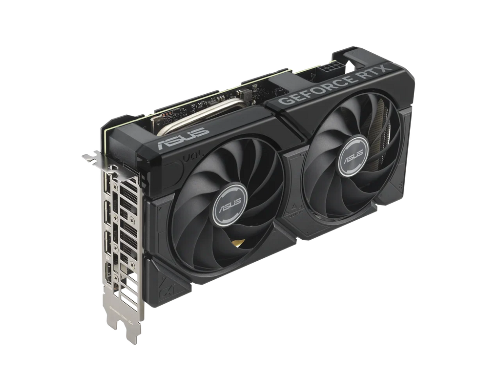 ASizeUSize Dual GeForce RTX? 4060 Ti EVO OC Edition 8GB GDDR6 (PCIe 4.0, 8GB GDDR6, DLSizeSize 3, HDMI 2.1a, DisplayPort 1.4a, Axial-tech fan design, 0dB technology, Protective Backplate, Auto-Extreme Technology)