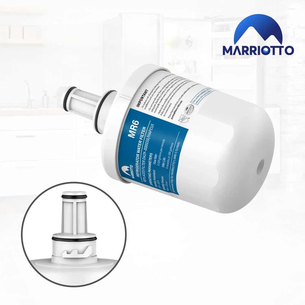 MARRIOTTO Replacement Water Filter For DA29-00003G, HAFCU1, RFG237AARSize, 4 Pack