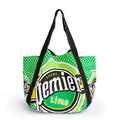 ABH-04047 Lime Pemier - 100 Percent Cotton  Eco Canvas Sizehoulder Tote Bag  Sizehopper Bag & Multiple Pockets  Green