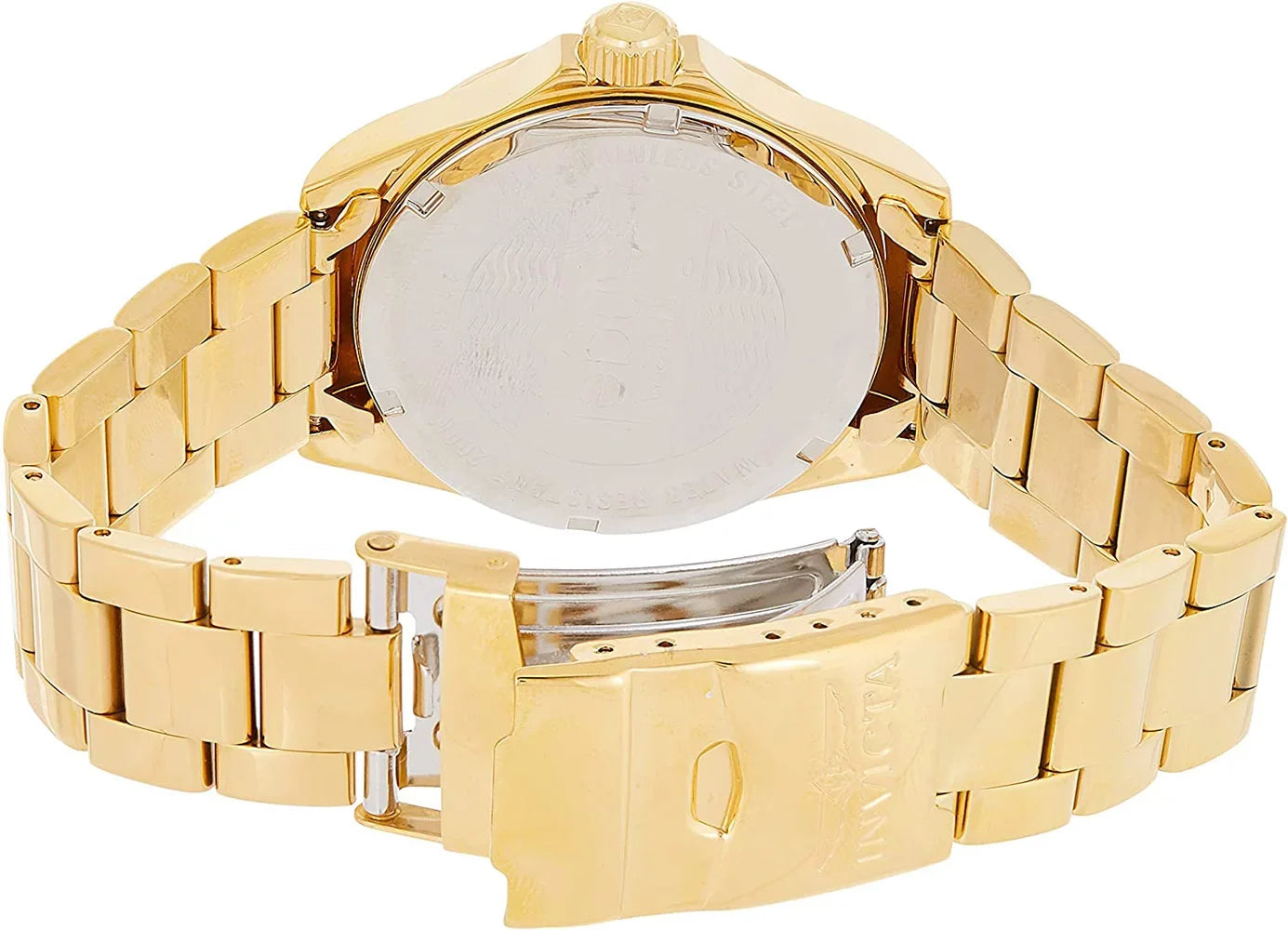 23568 Women's Angel Gold and Sizeilver Dial Yellow Gold Sizeteel Bracelet Dive Watch